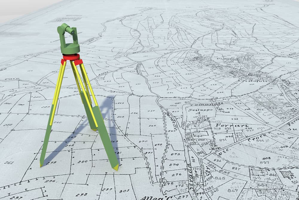 mapa topográfico en ribeira